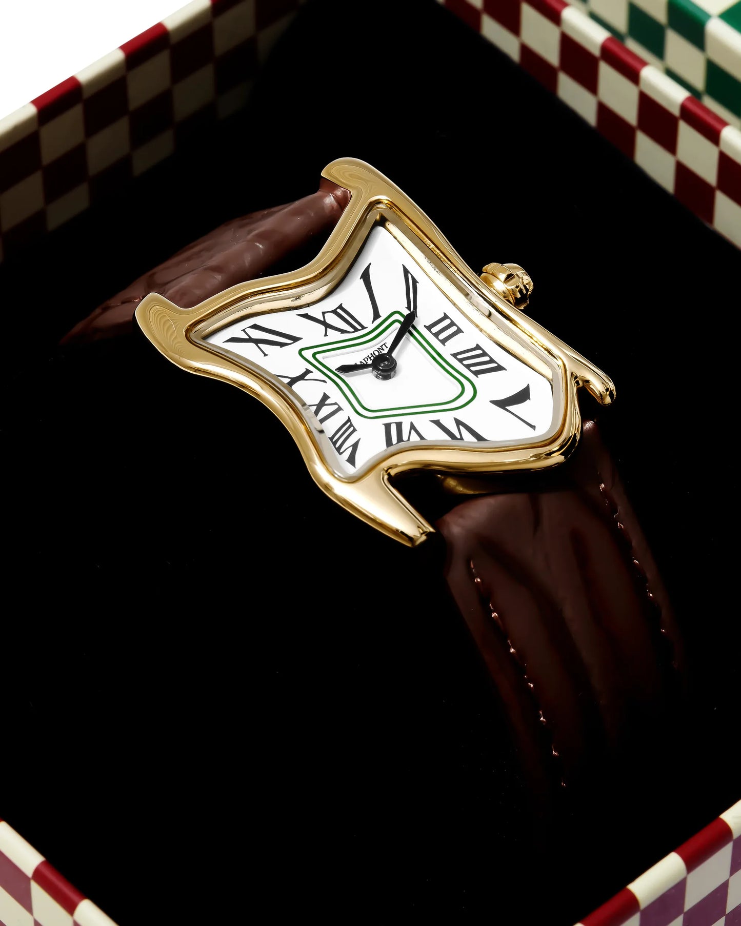 Montre Carrée Fondante Petite Or